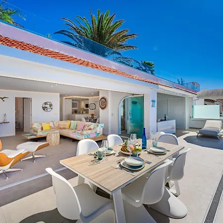 Blue Haven - Ocean View Penthouse With Private Jacuzzi And Community Pool Apartment Acantilado de los Gigantes