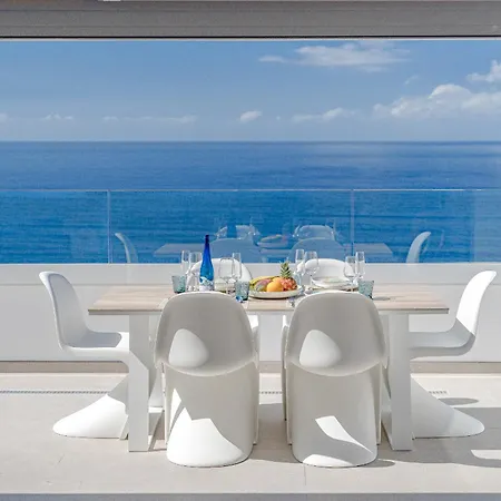 Blue Haven - Ocean View Penthouse With Jacuzzi And Pool Acantilado de los Gigantes
