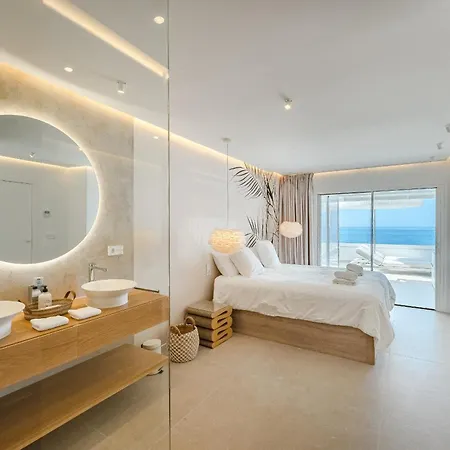 شقة Blue Haven - Ocean View Penthouse With Private Jacuzzi And Community Pool Acantilado de los Gigantes